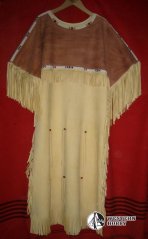 Kožené indiánské šaty