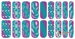 Nálepky na nehty Dakota