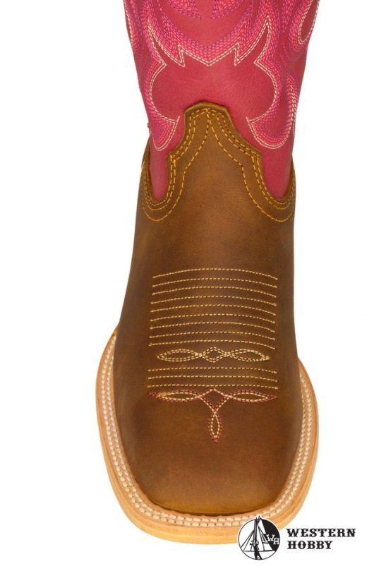 Westernové boty dámské "Fuchsia"